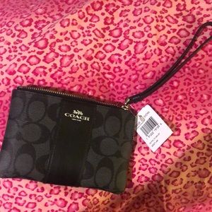 NWT Small Coach Wristlet